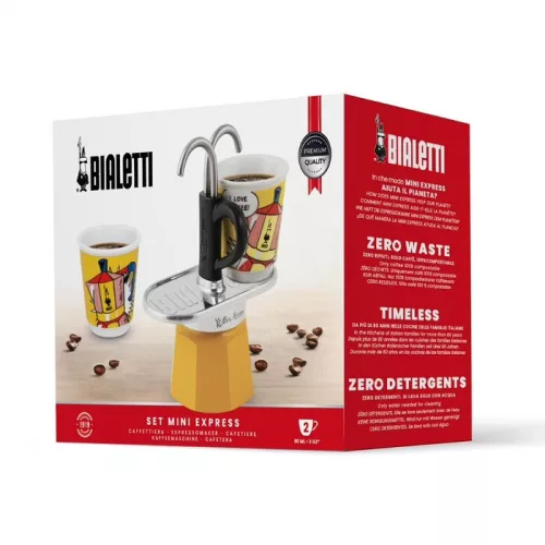Bialetti Mini Express kotyogós kávéfőző szett Lichtenstein - 2 adagos
