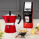 Bialetti Moka Express kotyogós kávéfőző Piros - 1 adagos