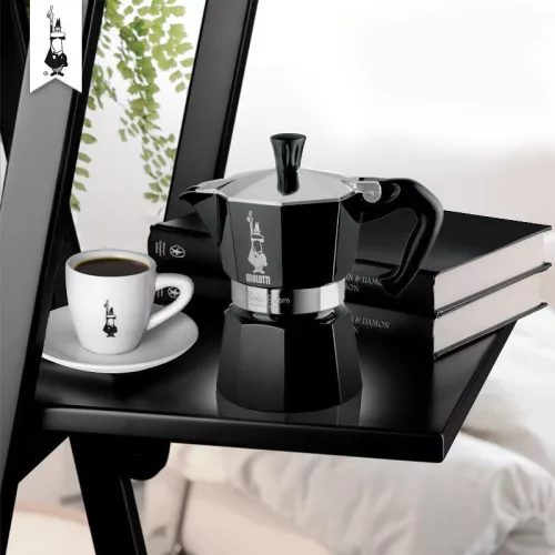 Bialetti Moka Express kotyogós kávéfőző Fekete- 3 adagos