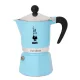 Bialetti Rainbow kotyogós kávéfőző Világoskék - 3 adagos