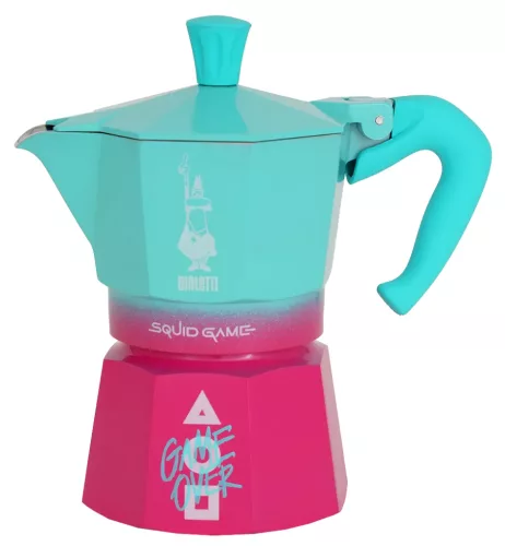 Bialetti Squid Game Moka Express kotyogós kávéfőző - 3 adagos