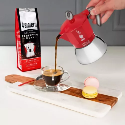 Bialetti Moka indukciós kotyogós kávéfőző Piros - 2 adagos
