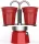 Bialetti Mini Express kotyogós kávéfőző szett Piros - 2 adagos