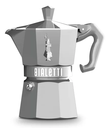 Bialetti Moka Exclusive Ezüst kotyogós kávéfőző - 3 adagos