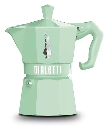 Bialetti Moka Exclusive Zöld kotyogós kávéfőző 3 adagos