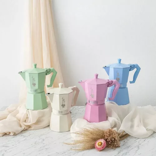 Bialetti Moka Exclusive Zöld kotyogós kávéfőző 3 adagos