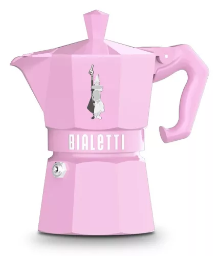Bialetti Moka Exclusive Rózsaszín kotyogós kávéfőző - 3 adagos