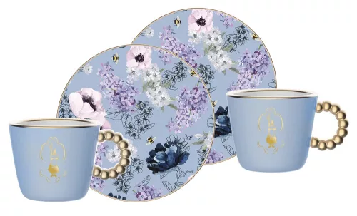 Bialetti Bridgerton csésze és csészealj szett 2db-os