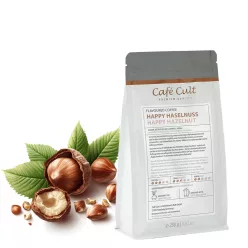   Café Cult - ízesített pörkölt szemes kávé - Mogyorós 250g