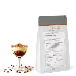   Café Cult - ízesített pörkölt szemes kávé - Ír krém 250g