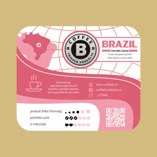 CoffeeB - Brazil Cerrado Dulce szemes kávé 1kg