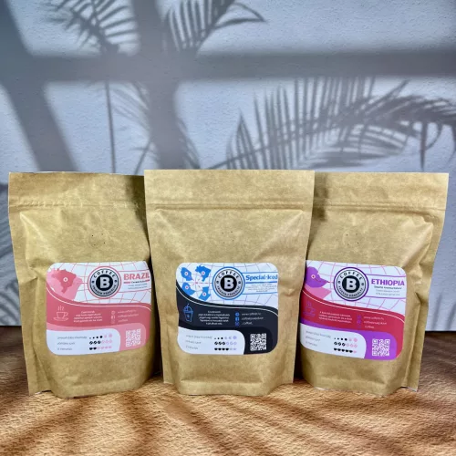 CoffeeB "Kis utazás" kóstoló csomag 3x200g szemes kávé
