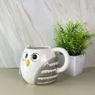 Kerámia baglyos bögre 600ml