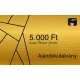 Ajándékutalvány 5.000.- Ft értékben