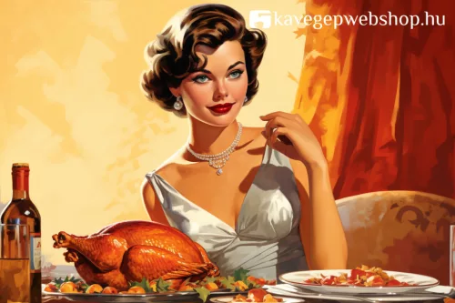Hálaadási vacsora (November) - Hűtőmágnes