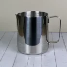 Rozsdamentes acél tejkiöntő kanna 350ml ezüst