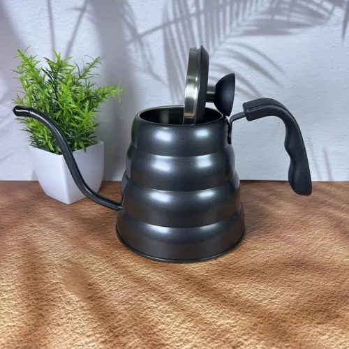 Hattyúnyakú vízforraló 1,2 liter – fekete