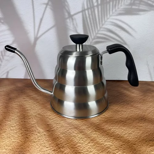 Hattyúnyakú vízforraló 1,2 liter – ezüst