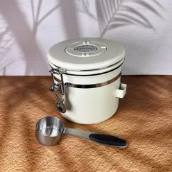 Kávétároló doboz 1,2L – törtfehér