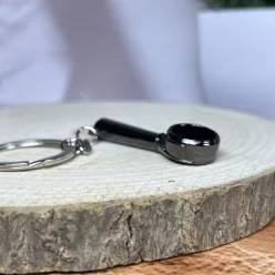 Naked portafilter kulcstartó – fekete