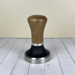 Tamper elegáns fa markolattal 58 mm