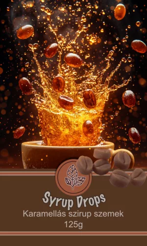 Syrup Drops - Kávéízesítő szirup Karamellás - 125g