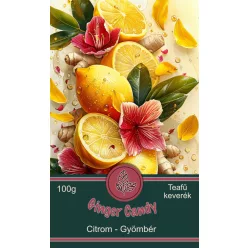   Ginger Candy - Gyömbéres-Citromos Szálas Teafűkeverék 100g
