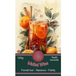   Mulled Wine - Forralt bor-Narancs-Fahéj ízű Teafűkeverék 100g