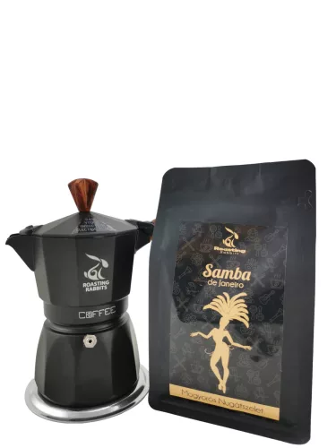 G.A.T. Roasting Rabbits Limited szett - kotyogós kávéfőző 3 csésze