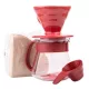 Hario V60-01 Dripper műanyag piros színű