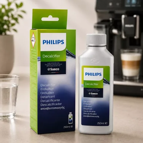 Philips vízkőoldó folyadék (CA6700/10, 250 ml): doboz és flakon